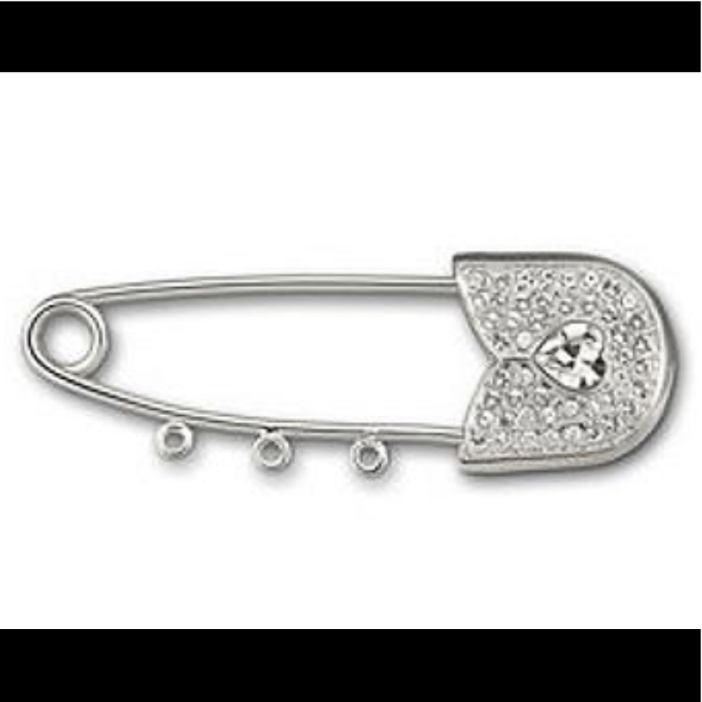 Swarovski Charmed Pin Brooch - Picture 3 of 5